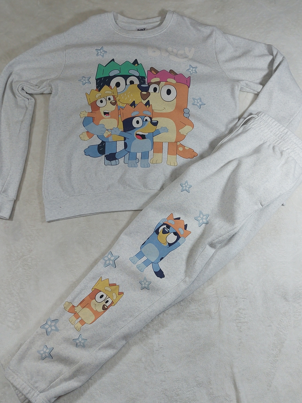 Womens Bluey Sweat Shirt And Pants Outfit